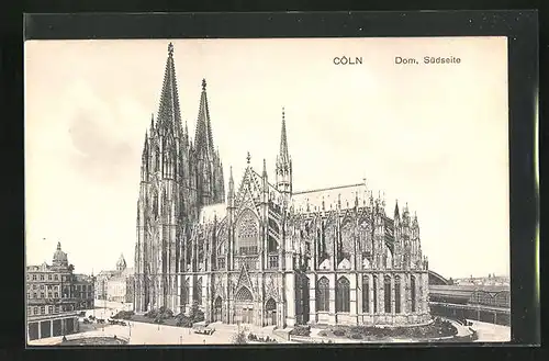 AK Köln, Dom, Südseite