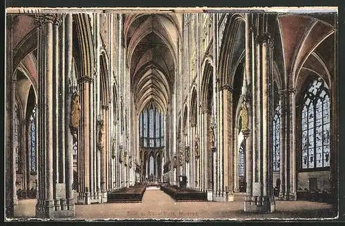 AK Köln a. Rh., Dom, Innenansicht