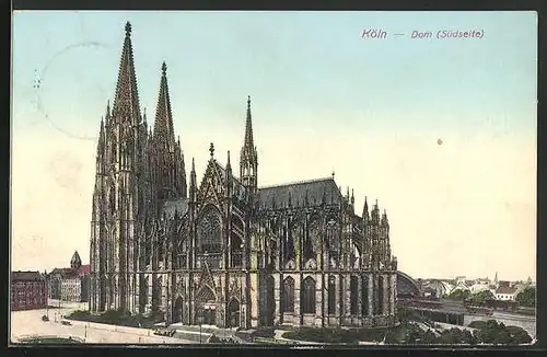 AK Köln, Dom, Südseite