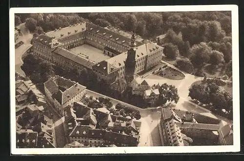 AK Weimar, Blick auf das Schloss, Ganzsache WHW Winterhilfswerk