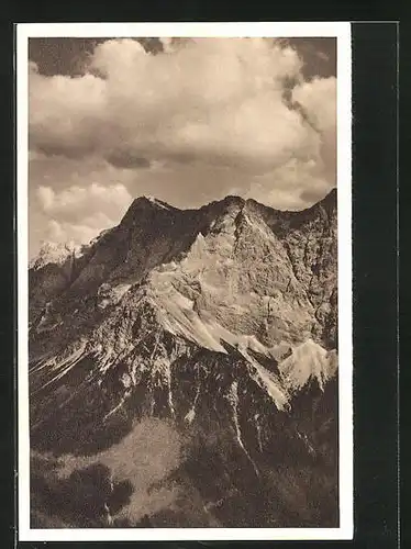 AK Zugspitze, Das schöne Deutschland, Bild 160, Ganzsache Reichswinterhilfe-Lotterie 1934 /35