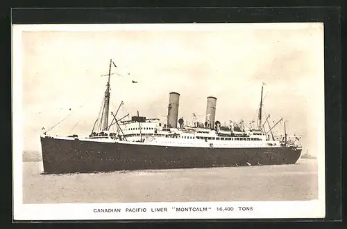 AK Canadian Pacific Liner Montcalm