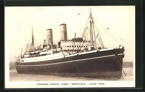 AK Canadian Pacific Liner Montcalm