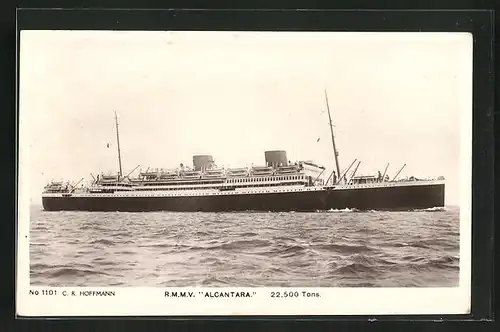 AK Schiff Alcantara auf hoher See