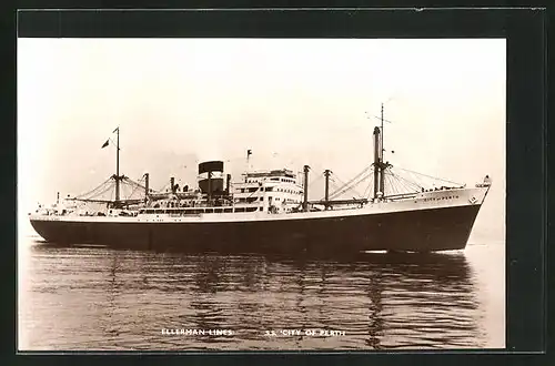 AK Passagierschiff SS City of Perth, Ellerman Lines