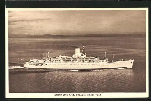 AK Passagierschiff RMS Orcades, Orient Line