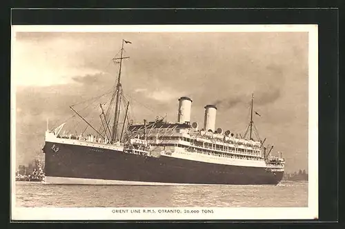 AK Passagierschiff RMS Otranto, Orient Line