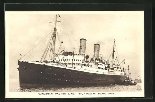 AK Canadian Pacific Liner Montcalm