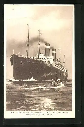 AK Passagierschiff SS George Washington