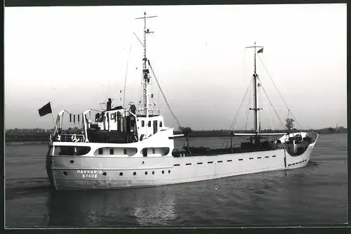 Fotografie Frachtschiff Hannegrid auf See