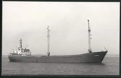 Fotografie Frachtschiff Kahla auf See