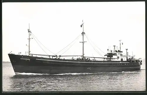 Fotografie Frachtschiff Kronsberg in Fahrt