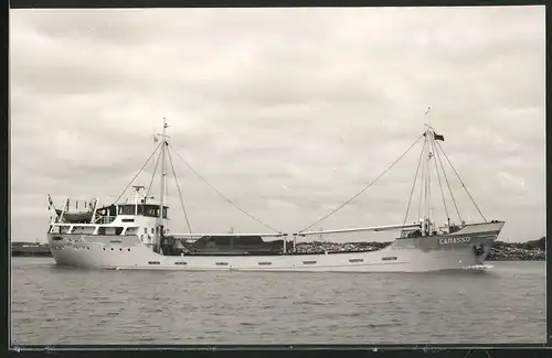 Fotografie Frachtschiff Carasso in Fahrt