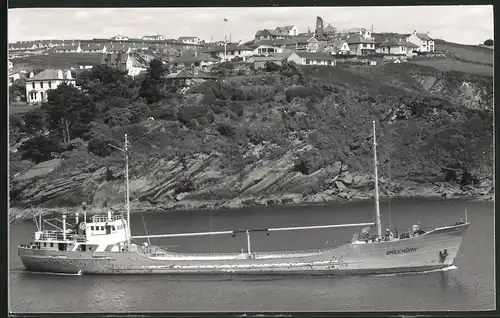 Fotografie Frachtschiff Breehorn in Fahrt