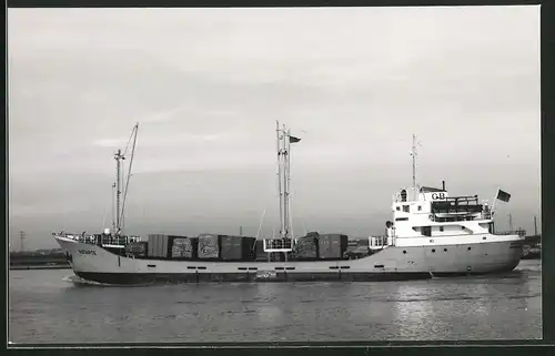 Fotografie Frachtschiff Astarte in Fahrt