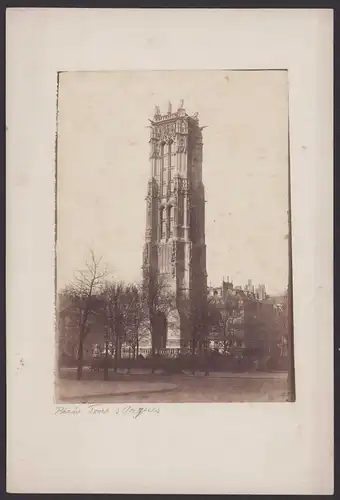 Fotografie unbekannter Fotograf, Ansicht Paris, Tour St. Jacques