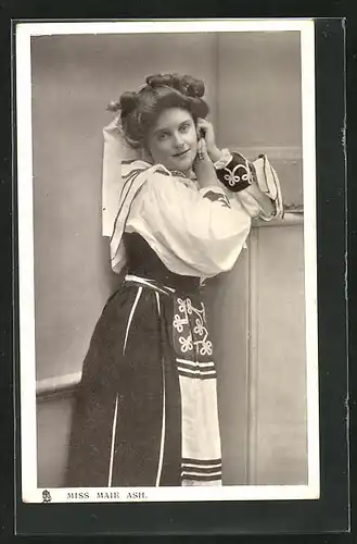 AK Schauspieler Maie Ash in dem Film Celebrities of the Stage