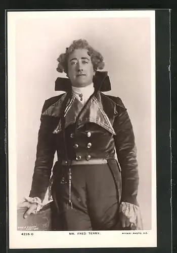AK Schauspieler Fred Terry im Kostüm seiner Filmrolle