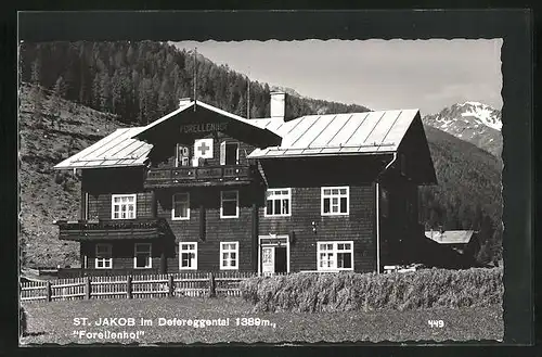 AK St. Jakob /Defereggental, Gasthaus Forellenhof