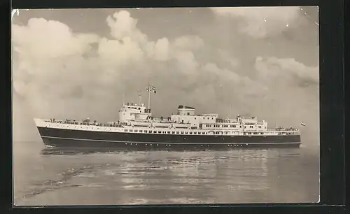 AK Zeland Steamship Company, Passagierschiff Prinses Beatrix bei ruhiger See