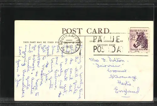 AK The Union-Castle Royal Mail Motor Vessel Stirling Castle, Passagierschiff