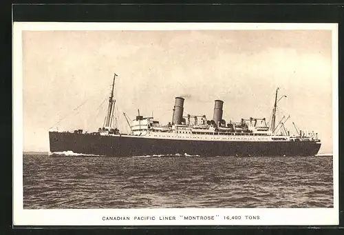 AK Canadian Pacific Liner Montrose, Passagierschiff
