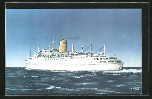 Künstler-AK Passagierschiff der Canadian Pacific Steamship Company