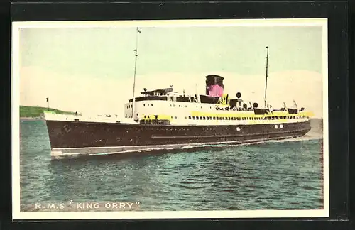 AK Passagierschiff RMS King Orry
