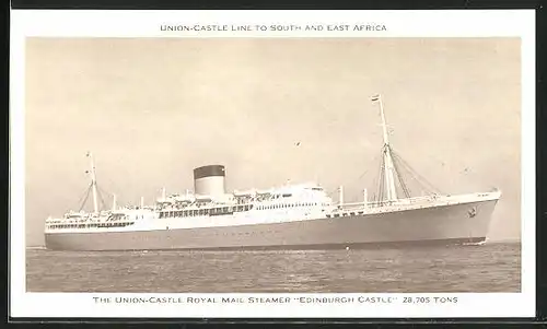 AK Passagierschiff RMS Edinburgh Castle, Union-Castle Line