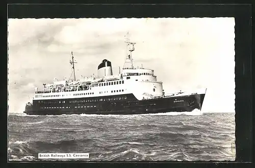 AK Passagierschiff SS Caesarea, British Railways