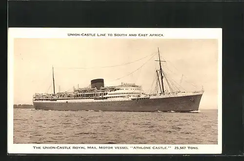 AK Passagierschiff RMS Athlone Castle, Union-Castle Line