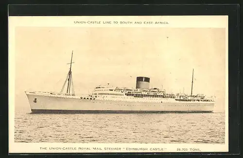 AK Passagierschiff RMS Edinburgh Castle, Union-Castle Line