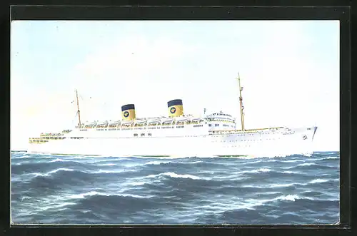 AK Passagierschiff SS Homeric, Home Lines