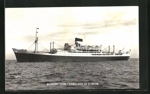 AK Passagierschiff TSMV City Of Durban, Ellerman Lines