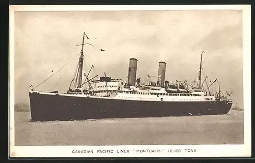 AK Passagierschiff Montcalm, Canadian Pacific Liner
