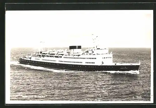 AK Passagierschiff Koning Albert, Auf hoher See