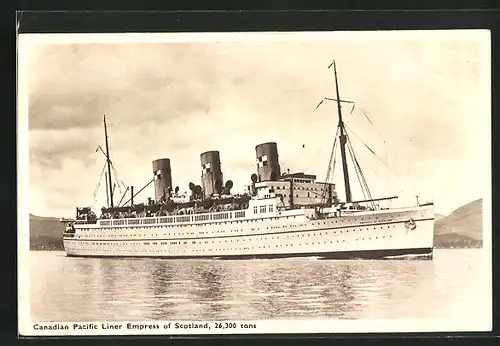 AK Passagierschiff Empress, Canadian Pacific Liner