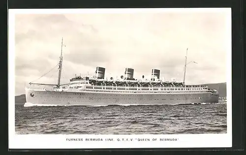 AK Passagierschiff Queen of Bermuda, Furness Bermuda Line