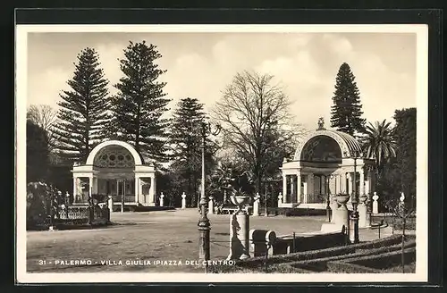 AK Palermo, Villa Giulia Piazza Del Centro