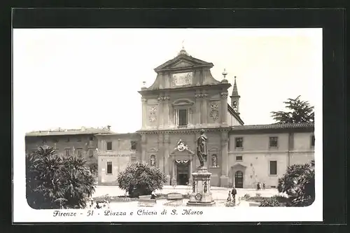 AK Firenze, Piazza e Chiesa di S. Marco
