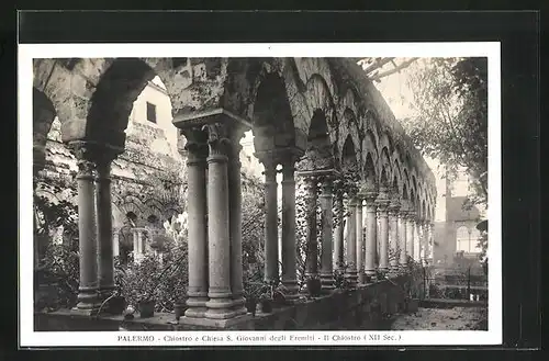 AK Palermo, Chiostro e Chiesa S. Giovanni degli Eremiti