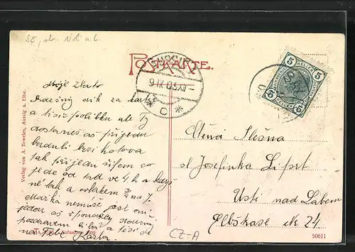 AK Salesel / Dolni Zalezly, Villenkolonie