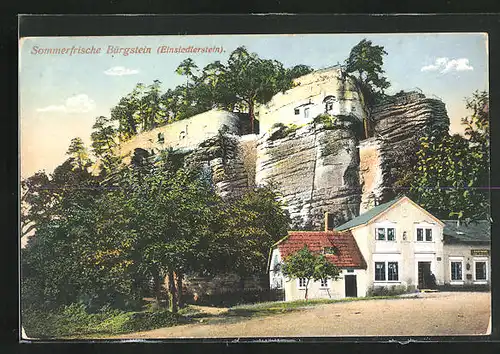 AK Bürgstein, Sommerfrische am Einsiedlerstein