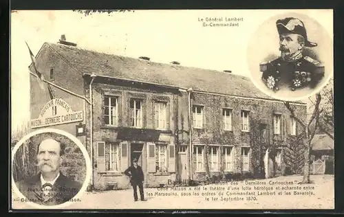 AK Bazeilles, La Maison des Dernières Cartouches, Le Général Lambert Ex-Commandant, Jean-Claude Rocher Ex-Soldat