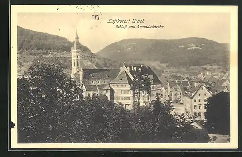 AK Urach, Schloss unnd Amanduskirche