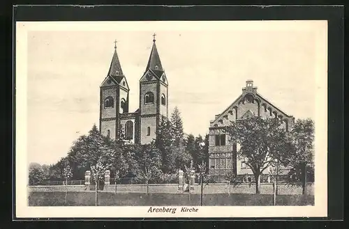 AK Arenberg, Totalansicht der Kirche