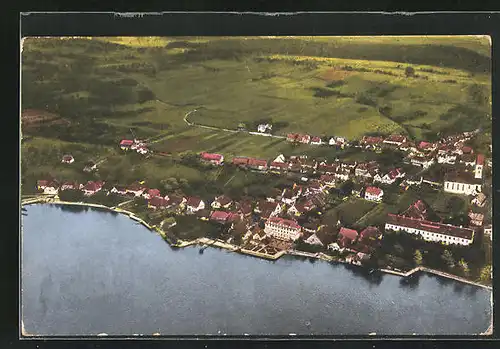 AK Hagnau /Bodensee, Ortsansicht, Fliegeraufnahme