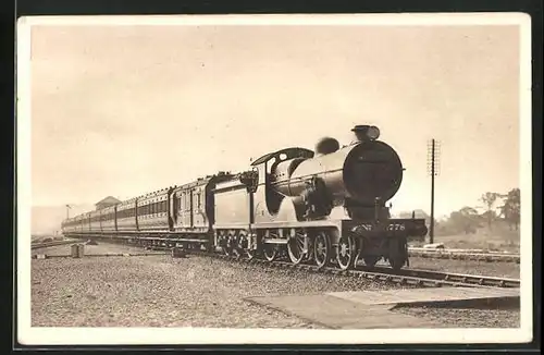 AK englische Eisenbahn 778, Up Folkestone Express passing Grove Park