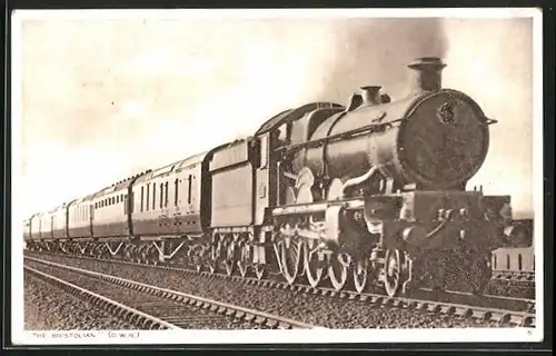 AK englische Eisenbahn The Bristolian, Great Western Railway Company