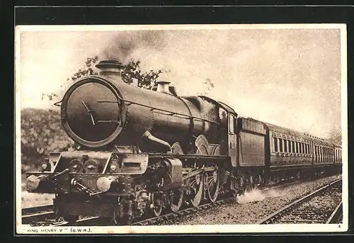 AK englische Eisenbahn King Henry V, GWR